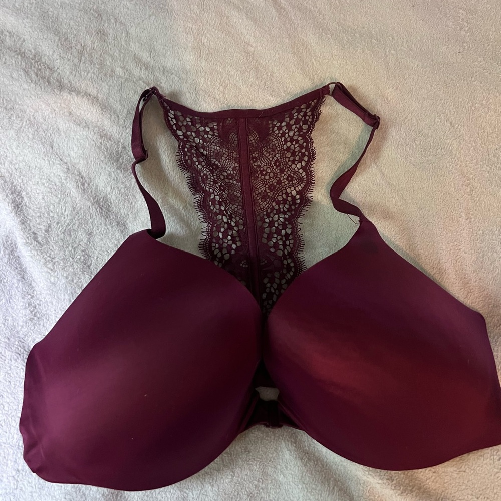 Victoria's Secret Purple Lace Racerback Bra